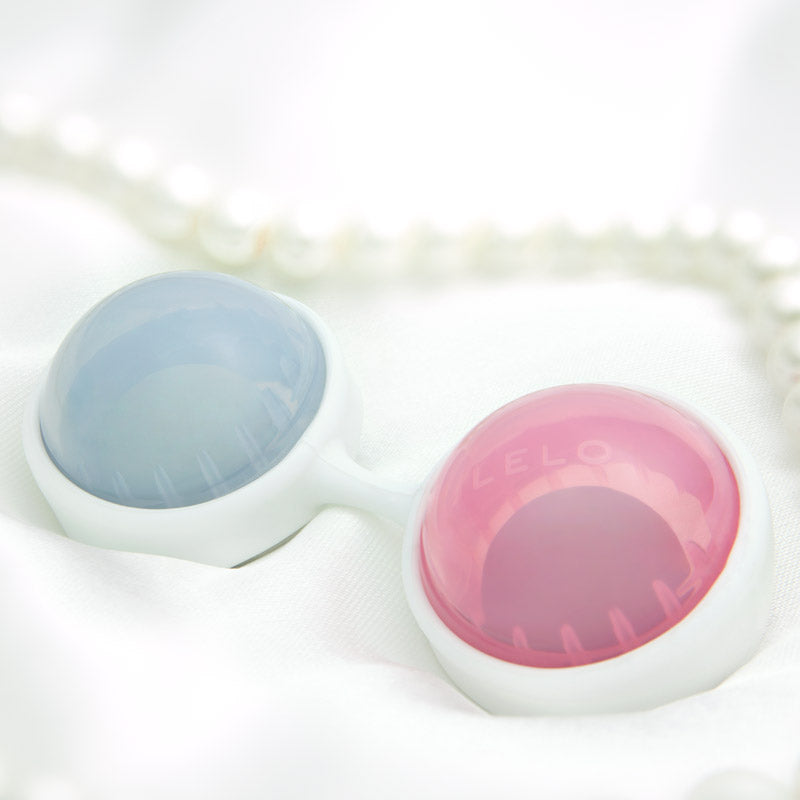 Lelo Luna Beads Mini Pink and Blue - Petite Pelvic Floor Devotion