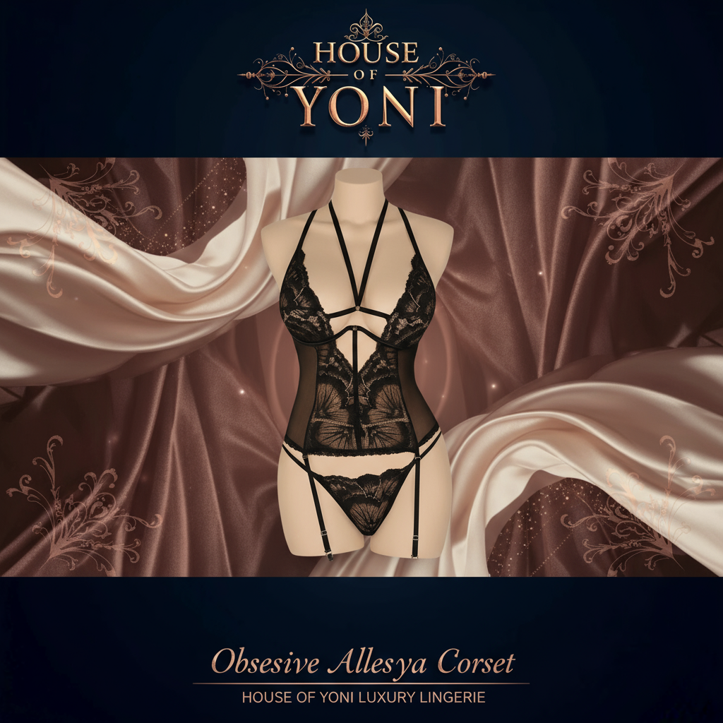 Obsessive Alessya Corset Banner with House of Yoni Logo - 16:9
