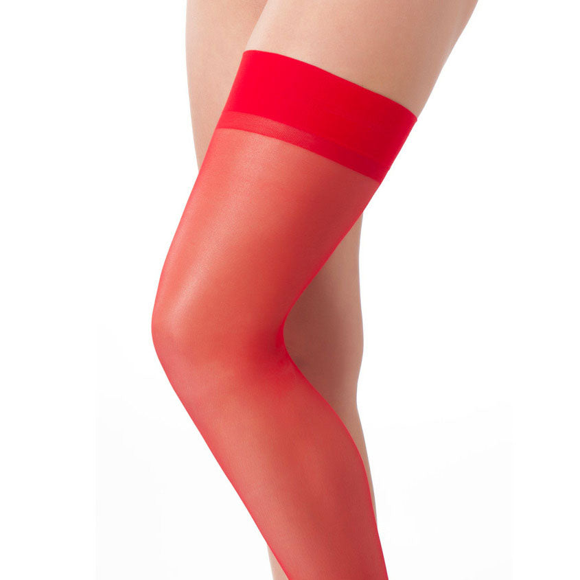 Red Sexy Stockings - Crimson Devotion