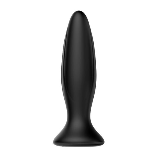 Mr Play Vibrating Anal Plug 5" Black - 12 Modes Memory Function Waterproof