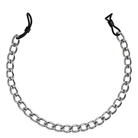 Draw Up Nipple Clamps With Chain - Silver Devotion