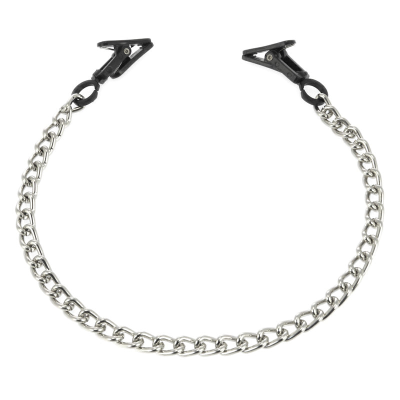Nipple Clamps Small With Chain - Delicate Devotion