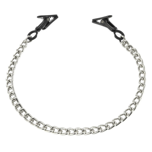 Nipple Clamps Small With Chain - Delicate Devotion
